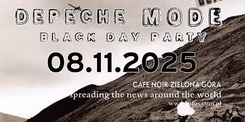 DEPECHE MODE Black Day Party I 08.11.2025 I Cafe Noir \ud83d\udda4\u2615