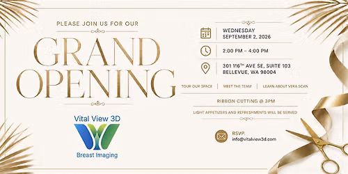 Grand Opening Vital View 3D Breast Imaging