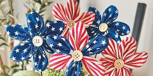 DIY Workshop: Create a Patriotic Flower Bundle - May 28th (6:30pm-8:30pm)