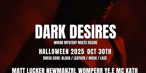 Club 401 Dark Desires Halloween 2025