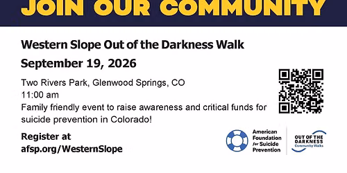 Western Slope Out of the Darkness Walk