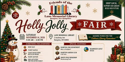 Holly Jolly Fair- Friends of the Lane Memorial Library Fundraiser for the Children's Library