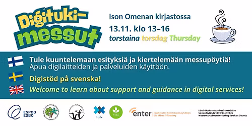 Digitukimessut Ompun kirjastossa