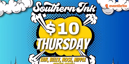 Southern Ink, Atlanta presents: $10 Thursday piercing special!