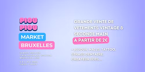 \ud83c\udf1fBRUXELLES : FRIPE A PARTIR DE 2\u20ac, CREATEUR.ICES, TATTOO..