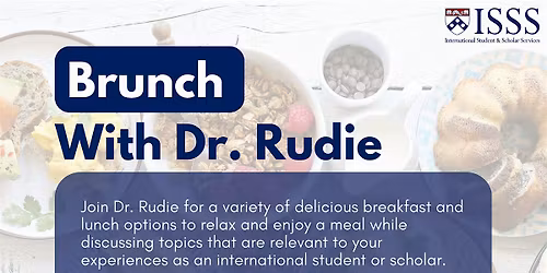 Brunch with Dr. Rudie \u2013 11\/14\/25