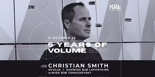 5 Years Of Volume: CHRISTIAN SMITH