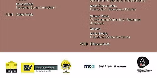 CONVEGNO   -   L'EVOLUZIONE DELL'ABITARE E DEL GOVERNO DEL TERRITORIO