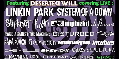 Nu Vember Nu Metal Night at Conduit Featuring Deserted Will