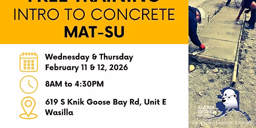 Intro to Concrete- FREE Hands-On Introductory Training