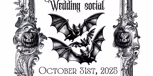 Melody and Jordan\u2019s Halloween Wedding Social