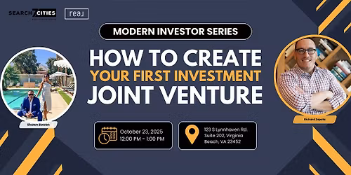 How to Create Your First Investment Joint Venture