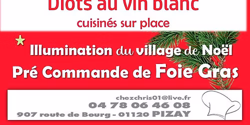 6 DECEMBRE chez CHRIS