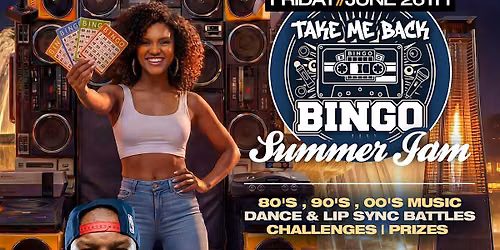 Take Me Back Bingo Summer Jam