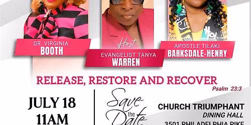 Dunamis Kingdom Women - Sister Circle - "Release, Restore and Recover"