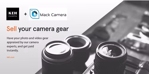 Sell your camera gear (free event) at Mack Retail