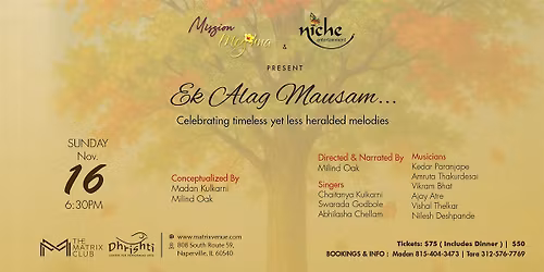 Ek Alag Mausam\u2026 Celebrating Timeless Yet Less Heralded Melodies