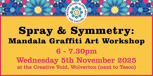 Spray & Symmetry: Mandala Graffiti Art Workshop