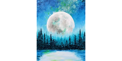 Moon Over the Pines - Paint and Sip in Boston | Classpop!\u2122