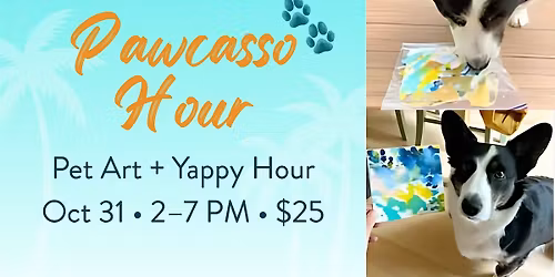 Pawcasso Hour at Margaritaville Chicago!