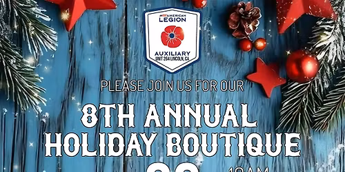 ALA 8th Annual Holiday Boutique