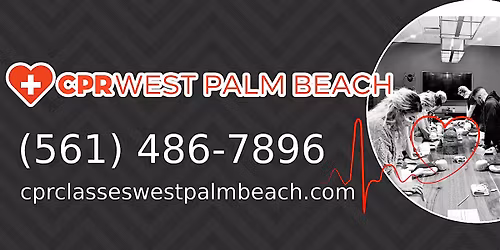 Red Cross BLS CPR and AED Class in West Palm Beach, FL.