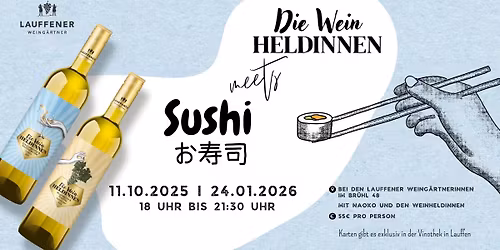WeinHELDINNEN meets Sushi 