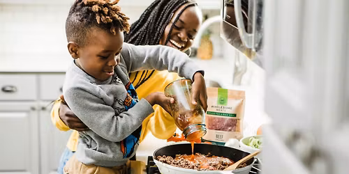 Cooking with the Kids-  Crazy for stuffed meatballs