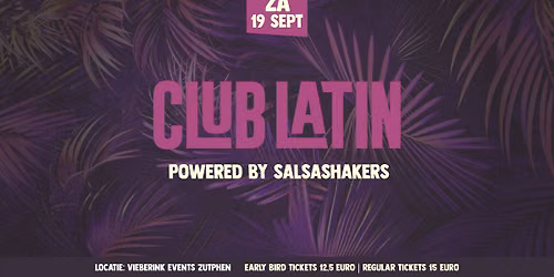 Club Latin | Workshop \/ DJ'S \/ Free Snacks