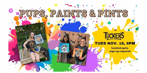 Paint Your Pet at Tucker's Tap Yard with StudioSRV