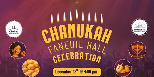 Faneuil Hall Chanukah \u2018Gelt Drop\u2019 Celebration