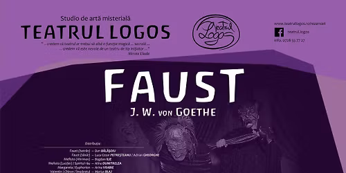 Spectacol Faust de Johann Wolfgang von Goethe| TEATRU