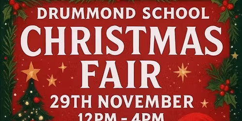 Drummond school Christmas fair \ud83c\udf32 