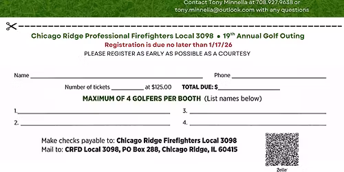 Local 3098\u2019s 19th Annual Golf Outing