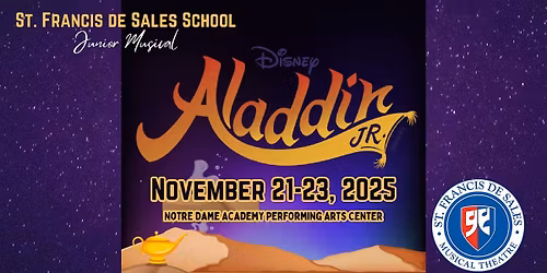 7th and 8th Grade Musical - Aladdin Jr. - Fri, Nov 21