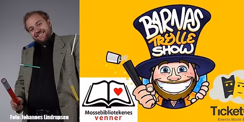 UTSOLGT! Barnas trylleshow p\u00e5 Moss bibliotek