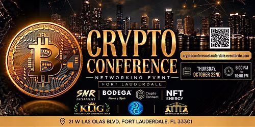 CRYPTO CONFERENCE NETWORKING EVENT | FORT LAUDERDALE