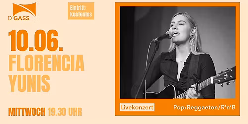 LIVEKONZERT: Florencia Yunis