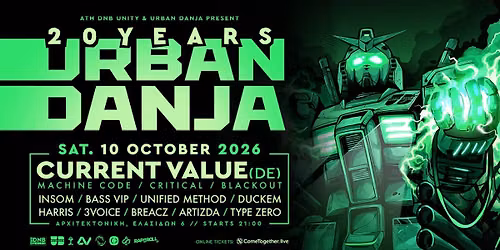 20 Years Urban Danja w\/ CURRENT VALUE [DE] \u2605 Sat 10 October \u2605 \u0391\u03c1\u03c7\u03b9\u03c4\u03b5\u03ba\u03c4\u03bf\u03bd\u03b9\u03ba\u03ae
