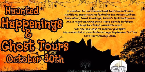 Haunted Happenings & Ghost Tours