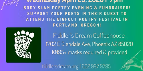 Body Slam Poetry Evening and Fundraiser!
