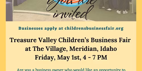 Treasure Valley Children's Business Fair