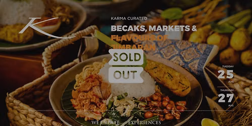 BECAKS, MARKETS & FLAVOURS OF JIMBARAN