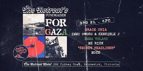 The Retreat Hotel's Gig for Gaza