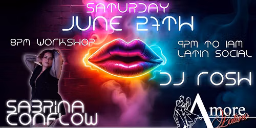 \ud83d\udd25 AMORE LATINO \u2014 Monthly Latin Night \ud83d\udd25