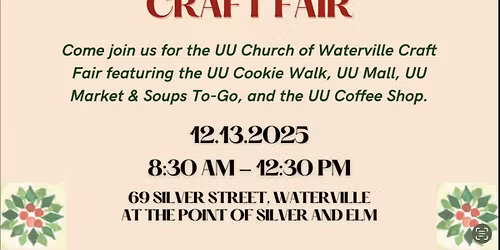 UU Waterville Holiday Food and Craft Fair