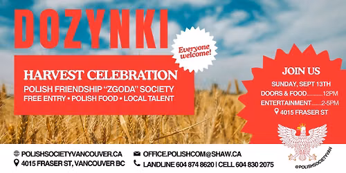 Dozynki Harvest Celebration 2026