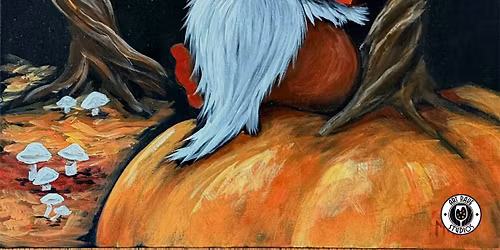 Canvas Fall Gnome Paint Night