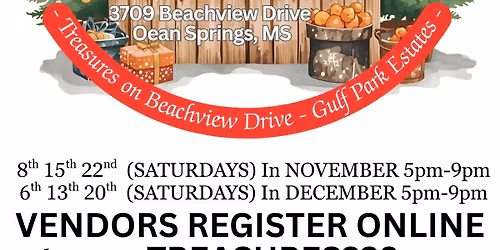 12\/6: Ocean Springs Christkindl Markt at Treasures