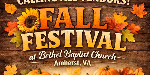 Fall Festival and Vendor Fair
